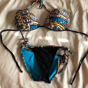 City scape bikini swimsuit